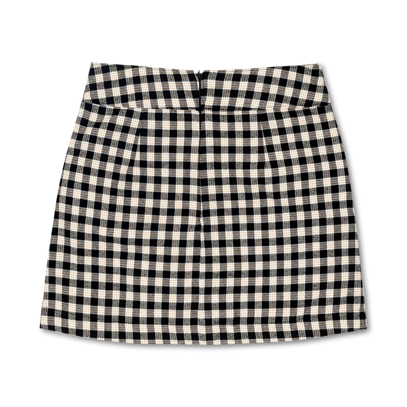 Flannel Mini Skirt